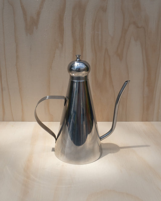 Stainless steel gooseneck pourover can